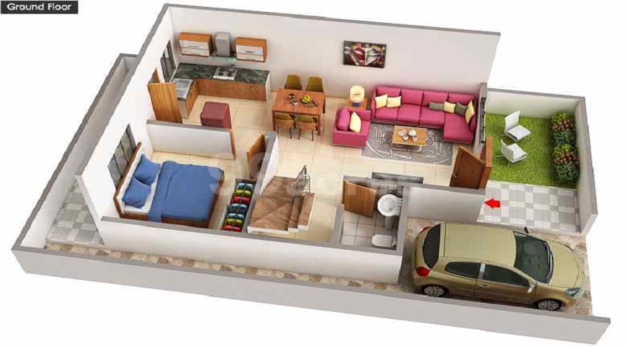 Akshar Aangan Floor Plan
