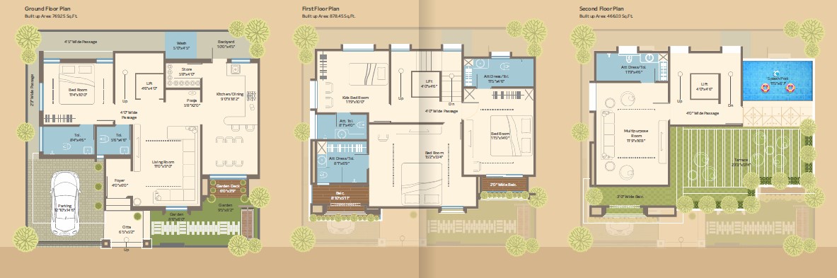 Atriya Villa Floor Plan