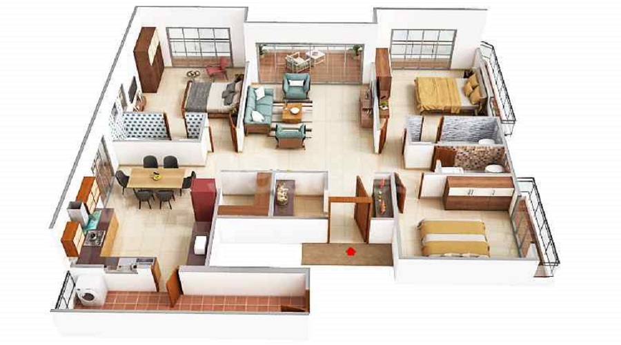 Swastika Empire Floor Plan