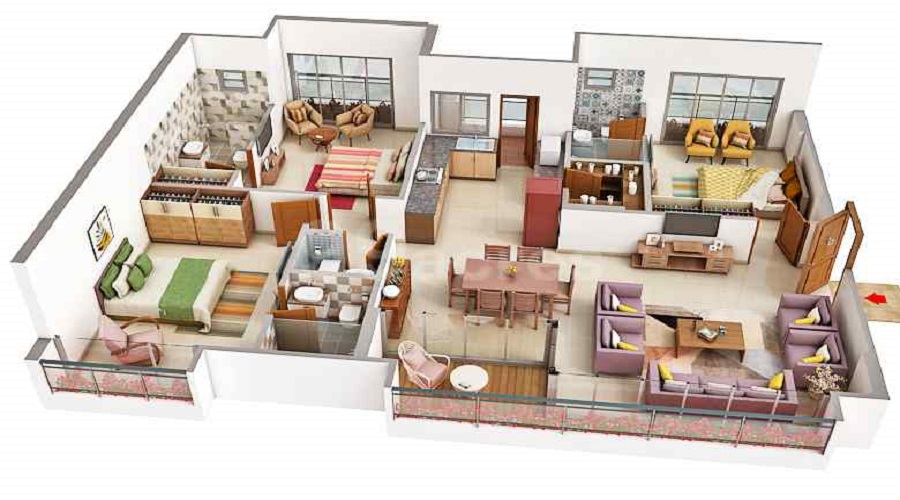 Sangini Aura Floor Plan