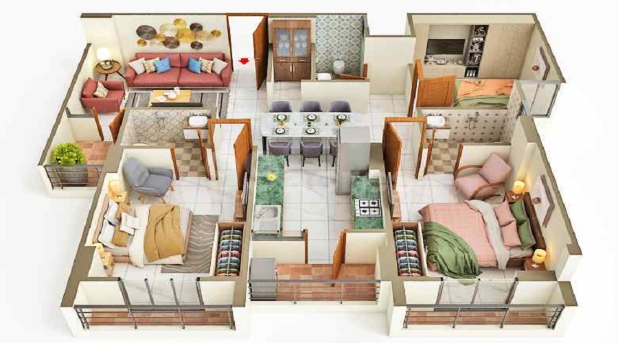Rudra Dutt Lakeview Floor Plan