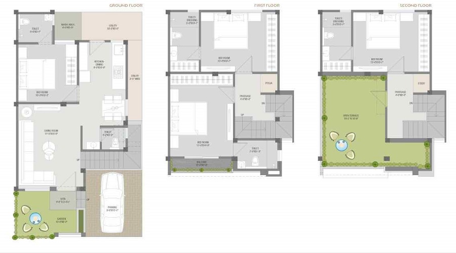 B R Park Residency Floor Plan