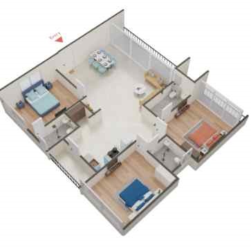 Mangalam Bliss Phase 1 Floor Plan