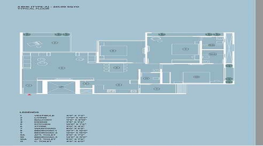 Satatya Syril II Floor Plan