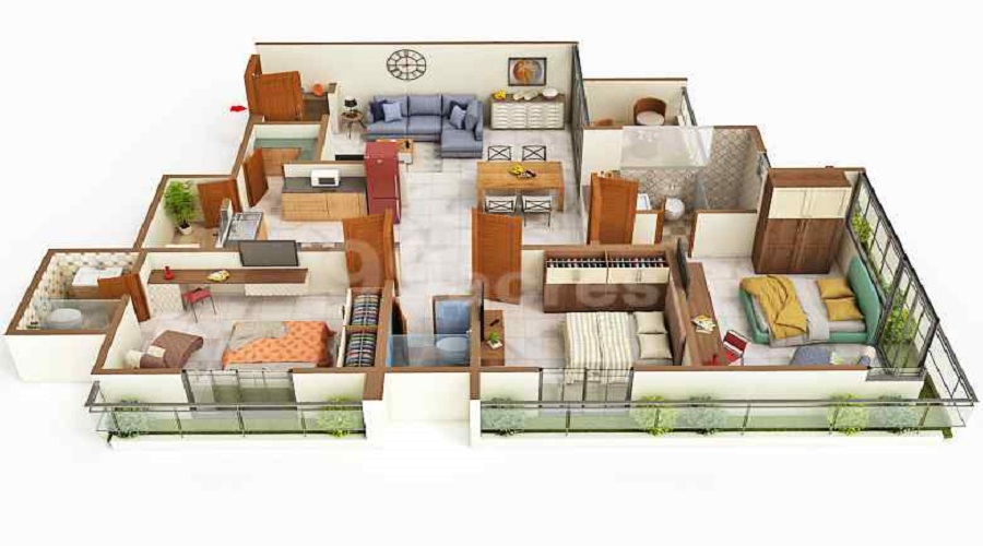 Courtyard Tiara Floor Plan