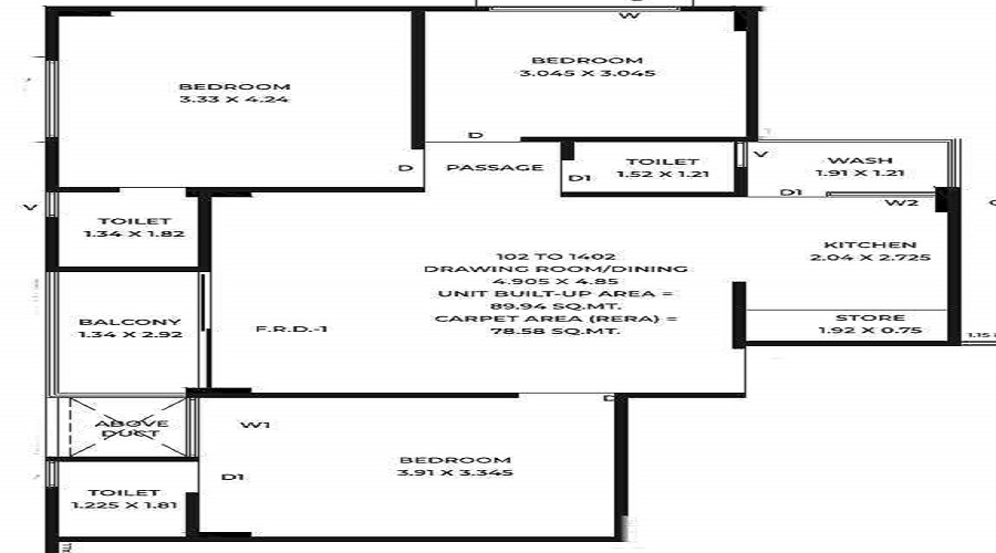 Shubh The Vintage Floor Plan