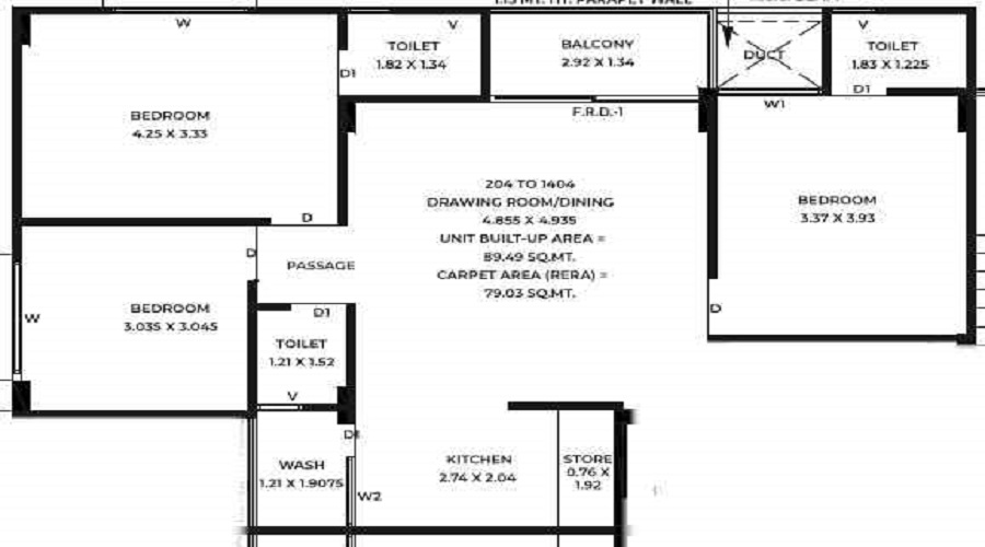 Shubh The Vintage Floor Plan