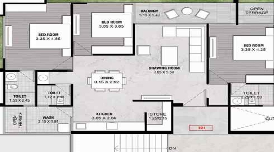 Nirman Bliss Floor Plan