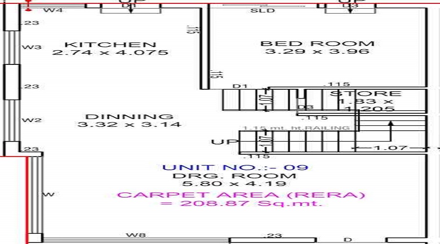 Nine Madhav Sthapatya Floor Plan