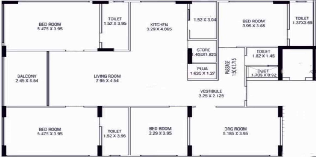 Giriraj Shivalay 28 Floor Plan