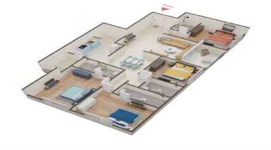 Saral Sky Suites Floor Plan