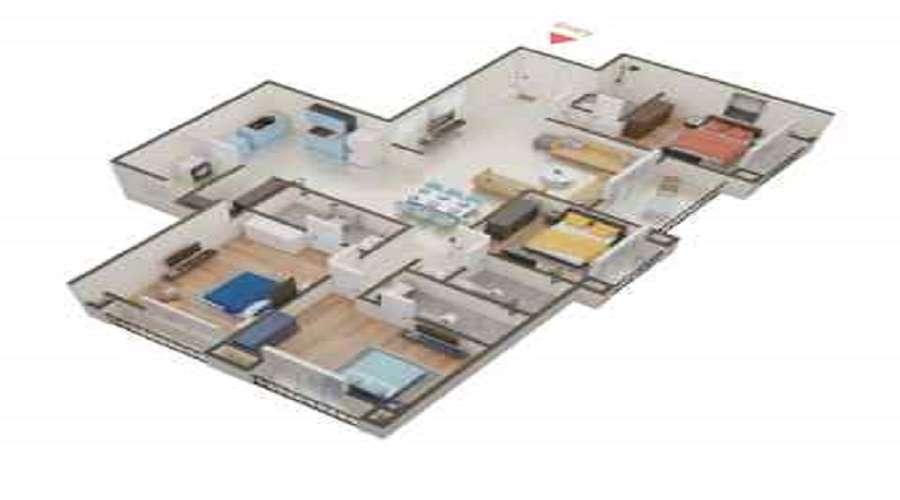 Saral Sky Suites Floor Plan