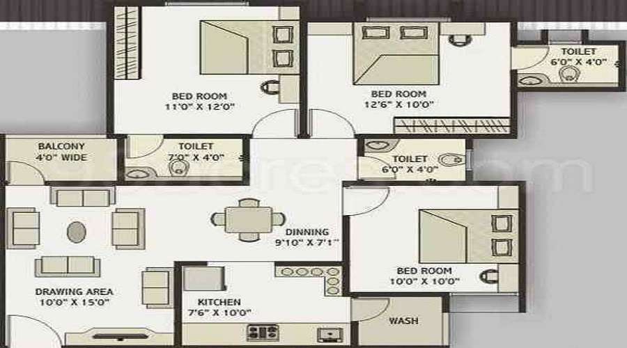 Bagadia Arshad Meridian Floor Plan