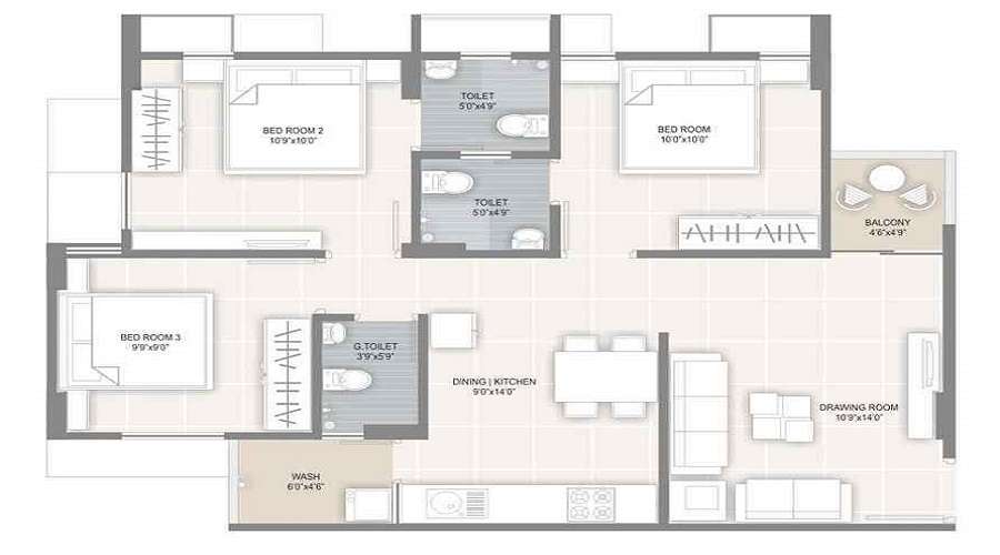 Shreeji Devkrupa Greens Floor Plan