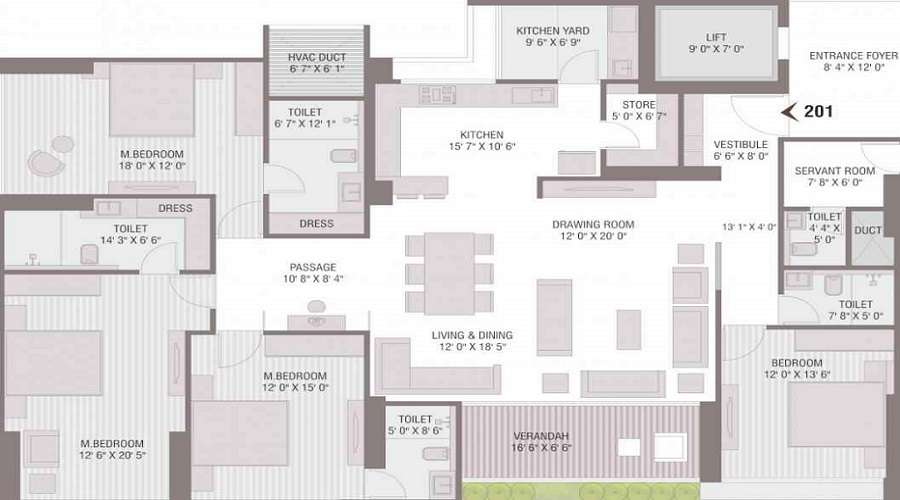 Anamika High Point Floor Plan