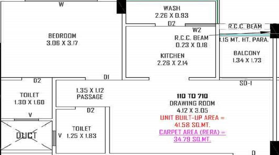 Shivam Pushpam Flora Floor Plan