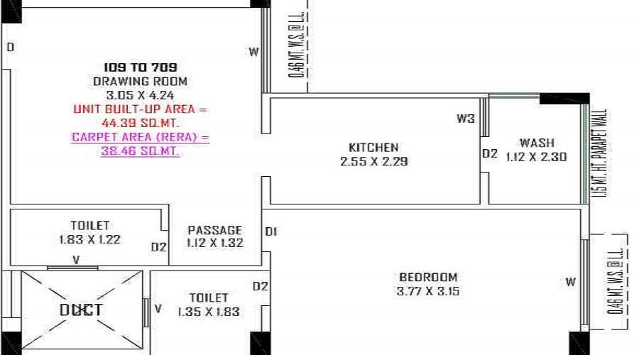Shivam Pushpam Flora Floor Plan