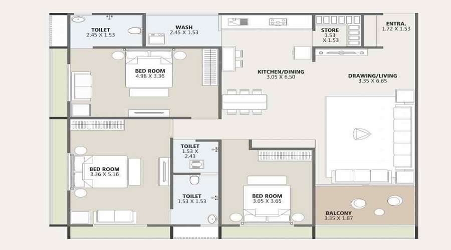 Shreeji Vihar Floor Plan