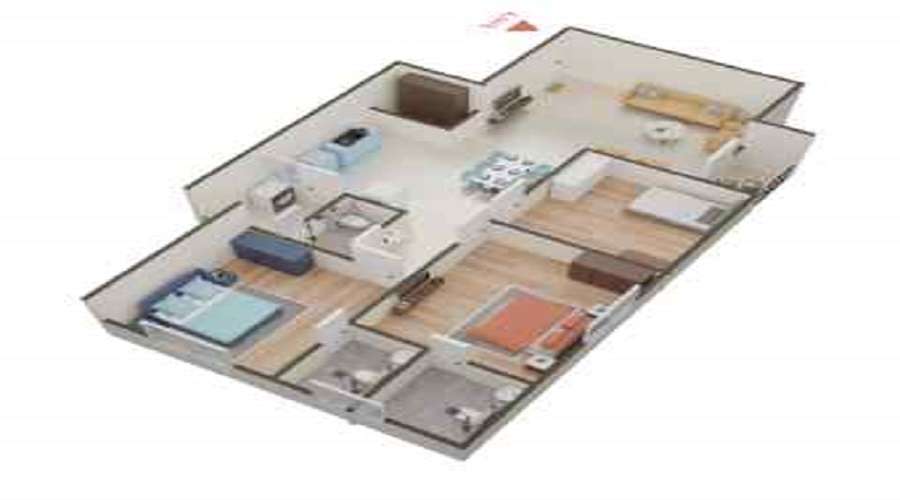 Swastik Heights Ahmedabad Floor Plan