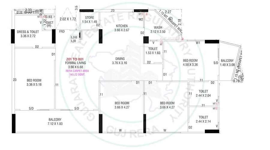 Vastu Vraj Luxuria Floor Plan