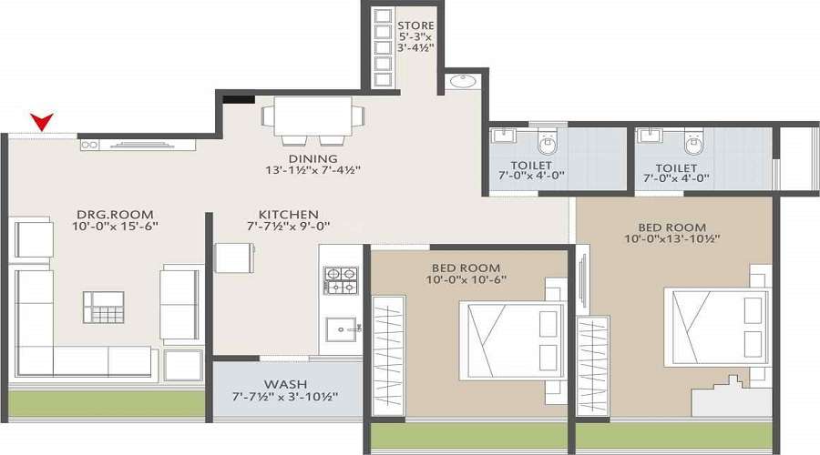 Sumel Sarva Mangalya Floor Plan