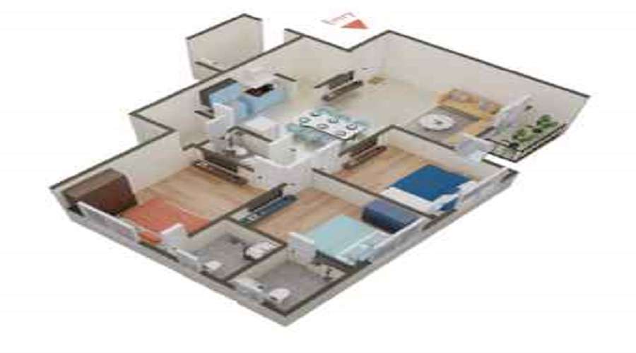 Vinayak Elysium Floor Plan