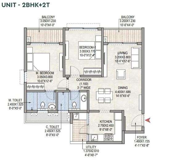 Godrej Wood Floor Plan