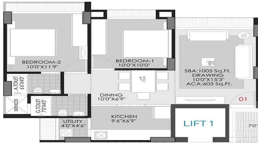 Dharmadev Swaminarayan Green City Floor Plan