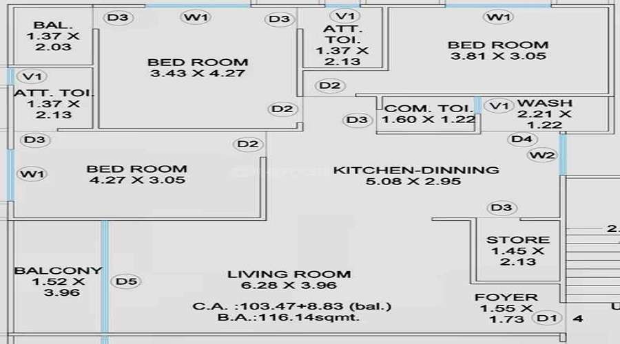 Shyam Milestone Regalia Floor Plan