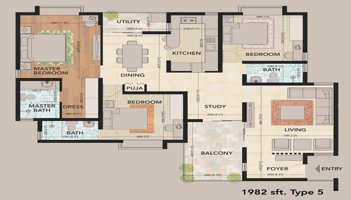 SJR The Pavilion Floor Plan