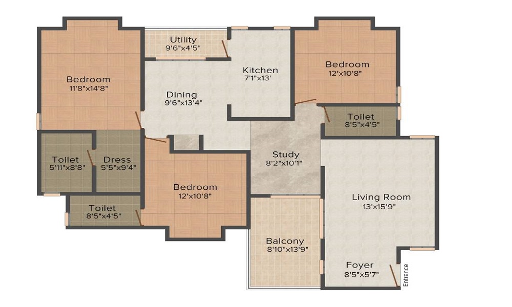 SJR The Pavilion Floor Plan