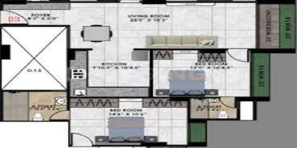 Prabhuta Avenue Floor Plan