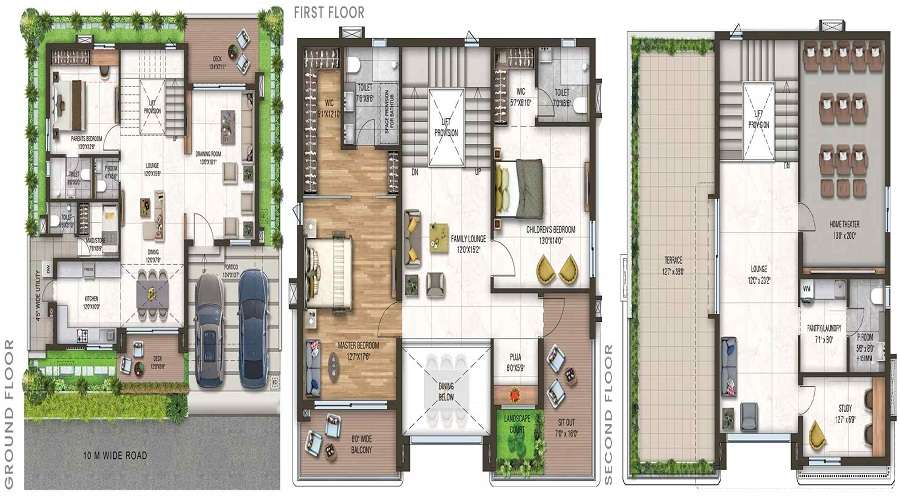 GHR Trivana Floor Plan
