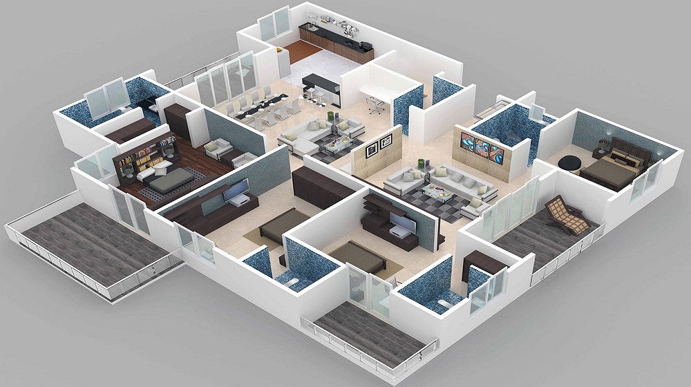 CGHS Prithvi Apartments Floor Plan