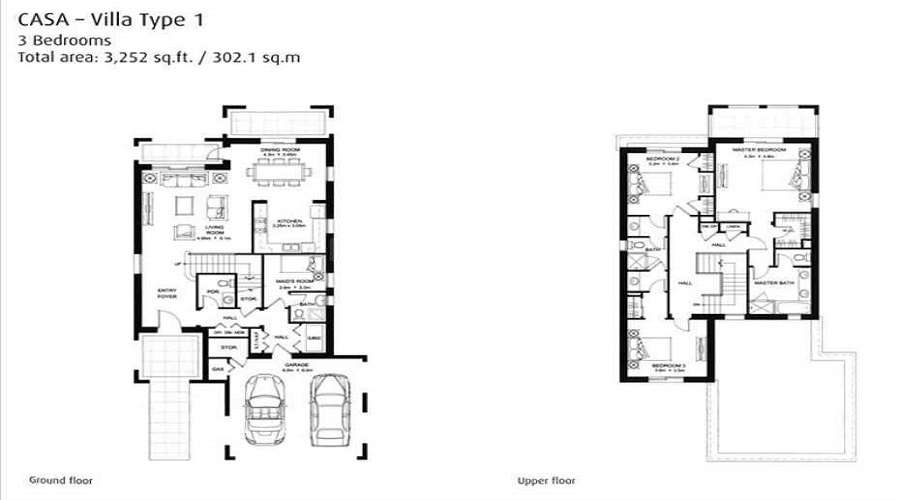 Emaar Casa Floor Plan