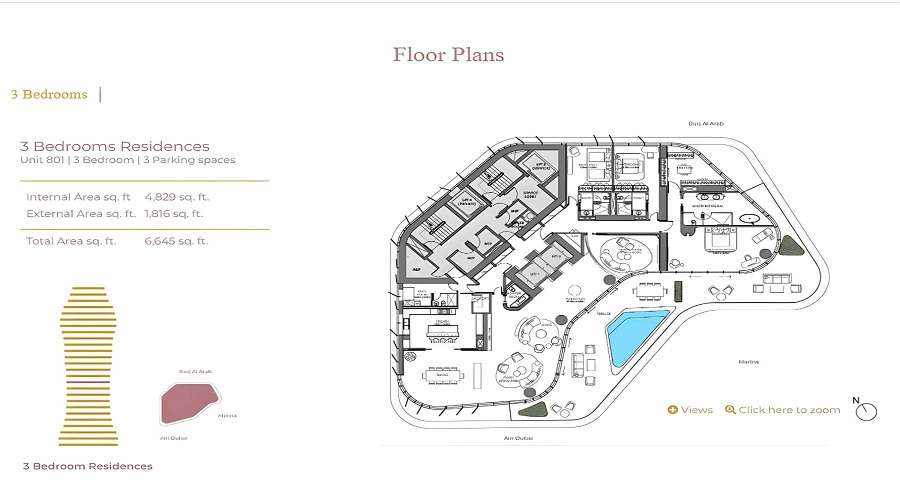 Omniyat Dorchester Collection Floor Plan