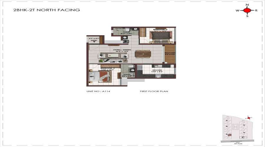 Casagrand Keystone Floor Plan