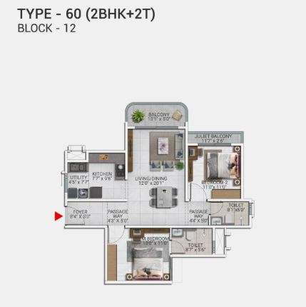Sattva City Floor Plan