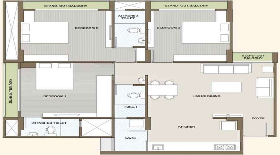 Laxmi 101 Floor Plan