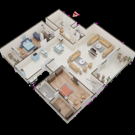 5 BHK+5T 4628/sqft-carpet Sqft Apartment For Sale In Vaikunth Ambli In Ambali Floor Plan