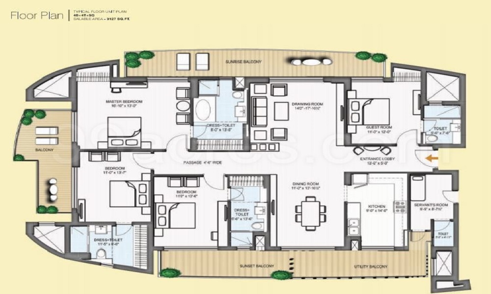 CHD Tee9 Floor Plan