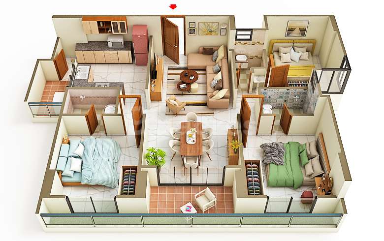 Saffron Heights Floor Plan