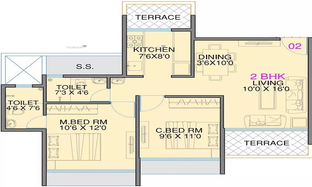 AGP Homes AGP Sathyam Floor Plan