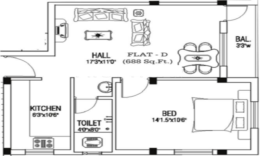 AJs Anugraha Floor Plan