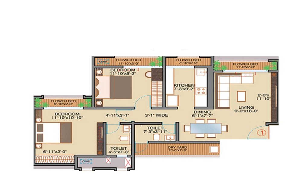 Anu Raja Nagar Floor Plan