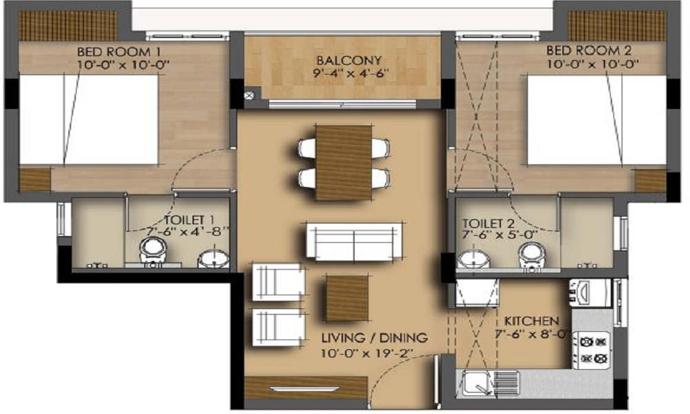 Anu Raja Nagar Floor Plan