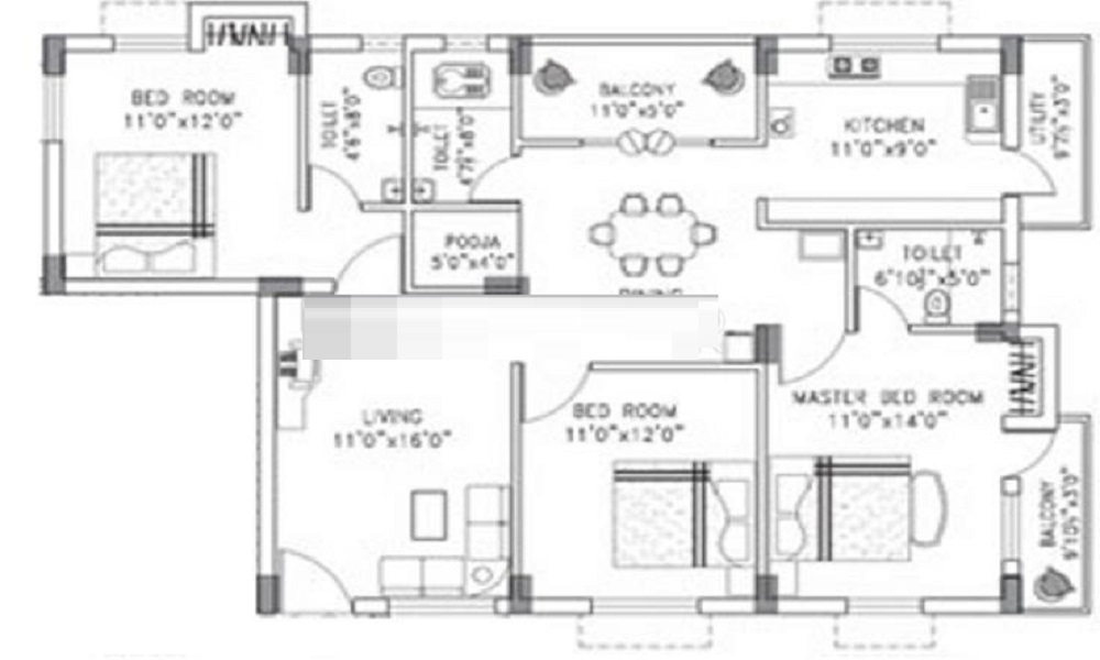 Arun Desh Floor Plan