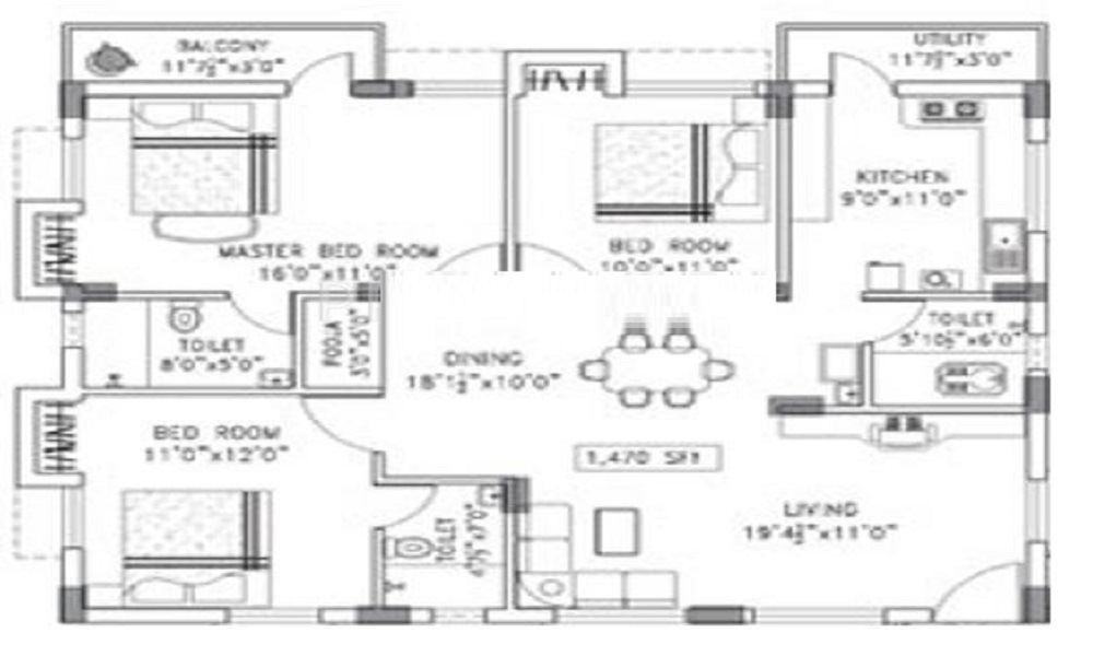 Arun Desh Floor Plan