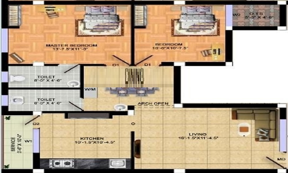 Authentic Ashwanth Aishwaryam Floor Plan