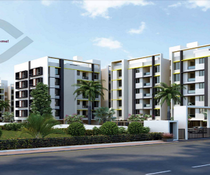 1 BHK  630 Sqft Apartment for sale in  Bhumi Madhuvan Residency in Changodar